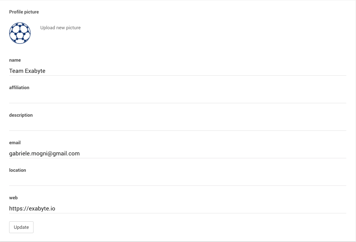 General Profile Information