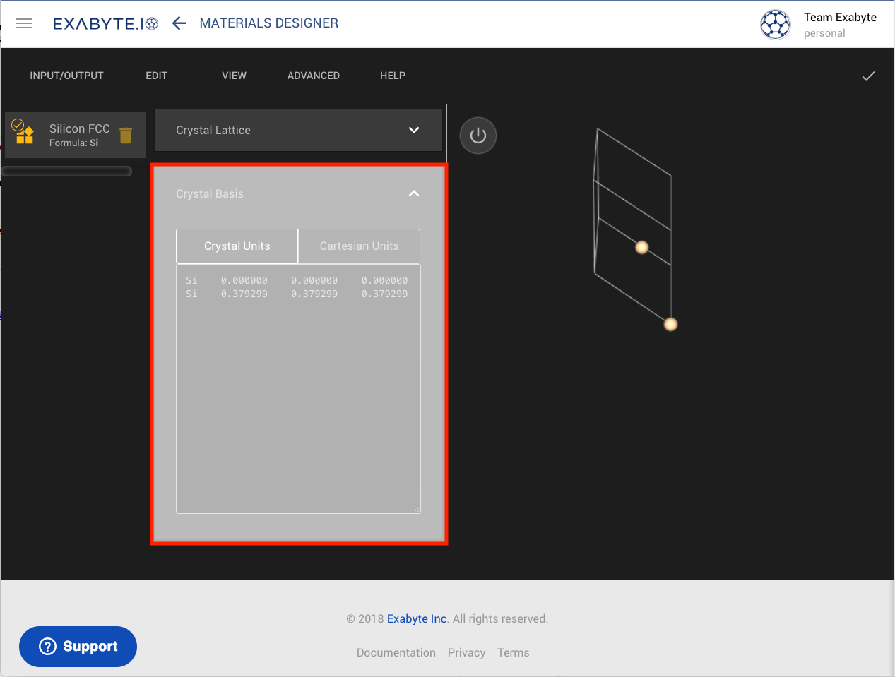 Setting the Crystal Basis Setting the Crystal Basis