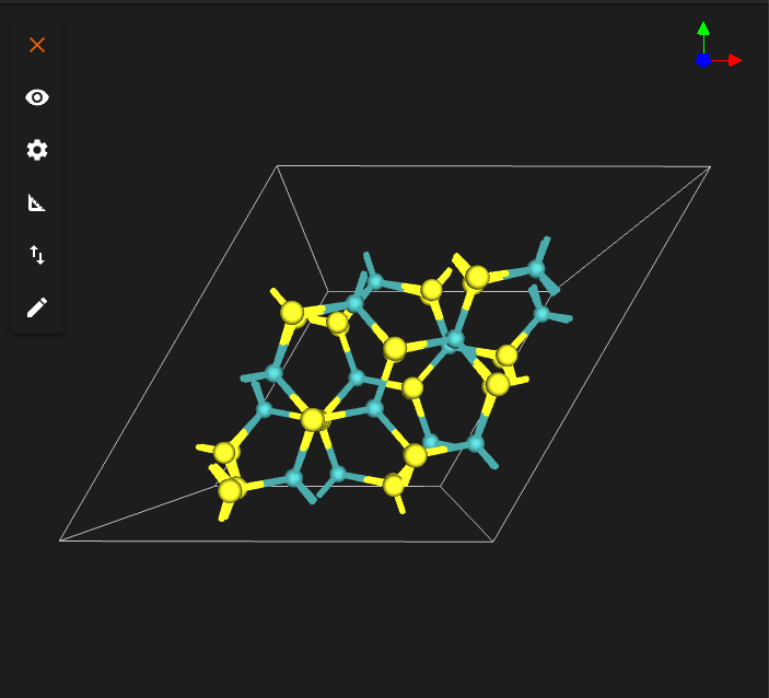 MoS2 Twisted Bilayer, 38 degrees Result Material, 38 degrees
